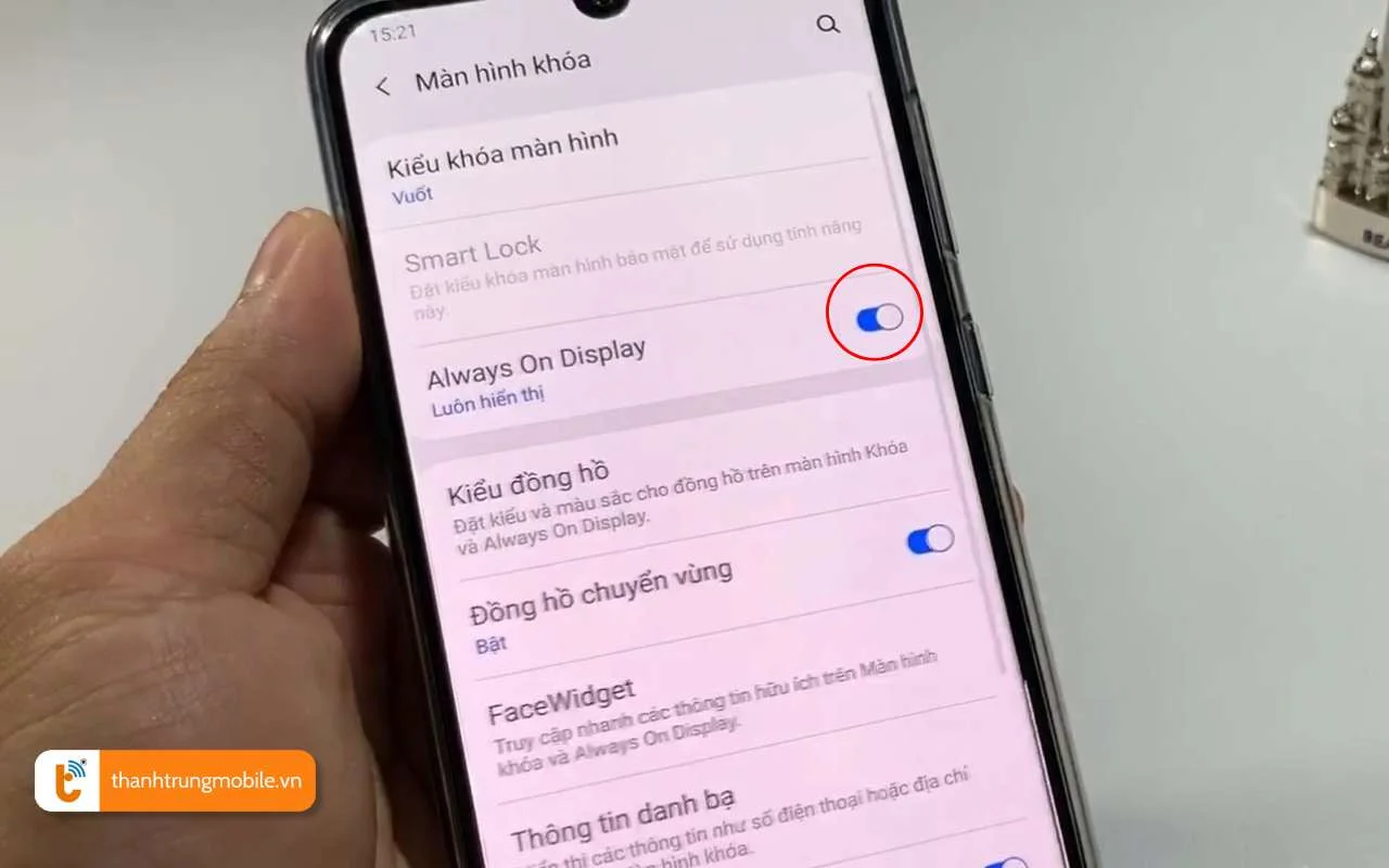 tat tinh nang always on display cua smartphone