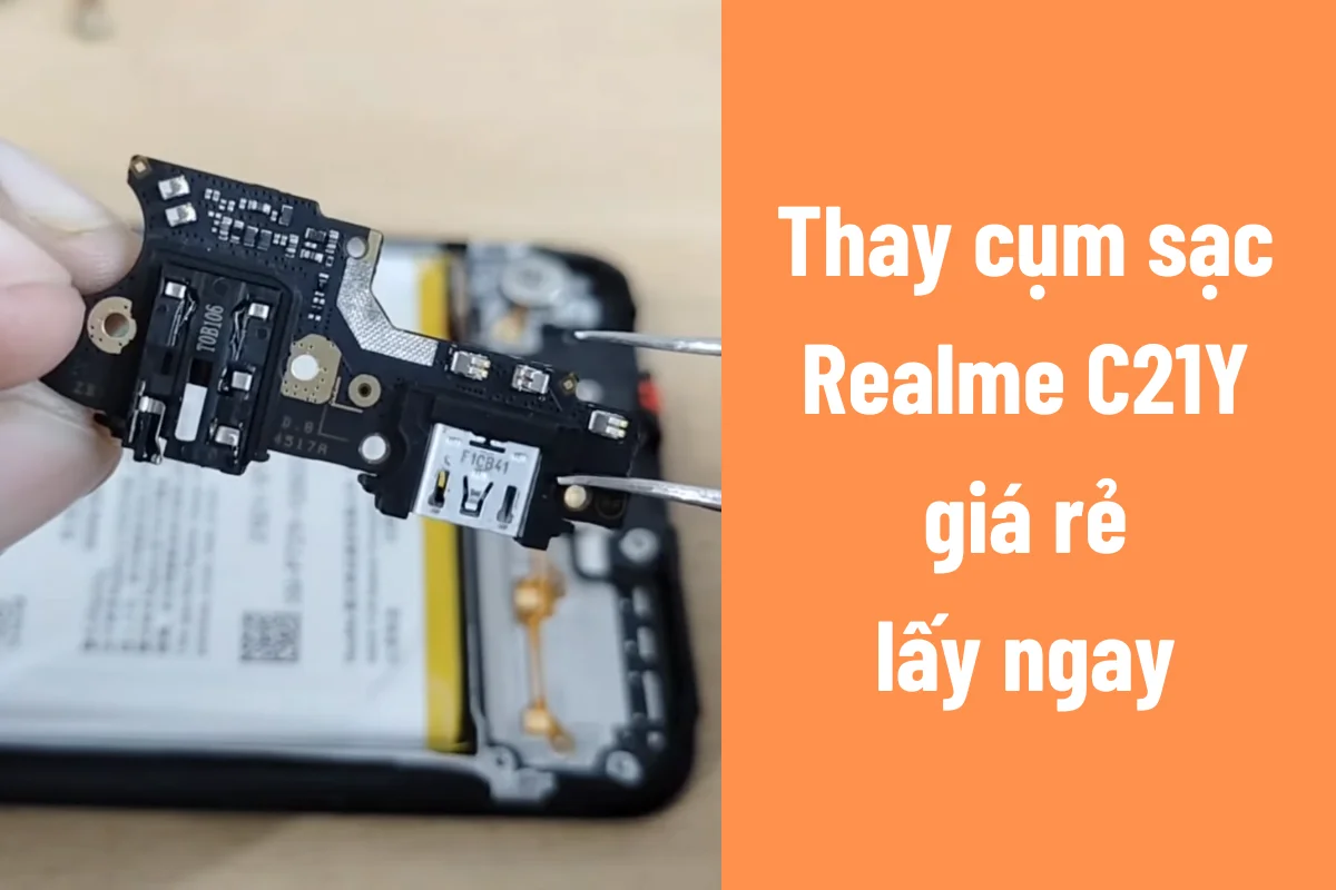 thay chân sạc Realme C21Y giá rẻ