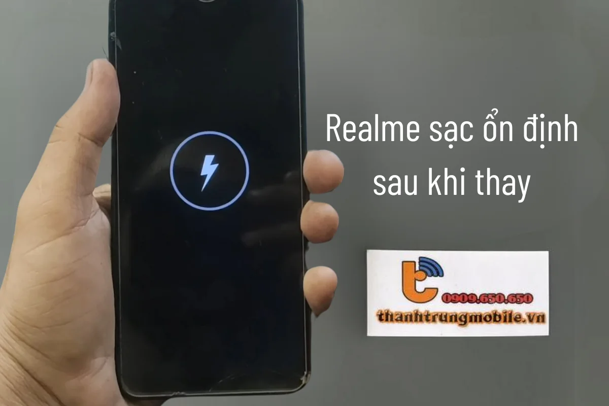 thay chân sạc realme Q2