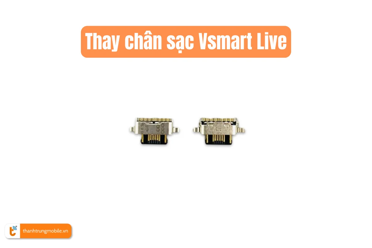 Thay chân sạc Vsmart Live