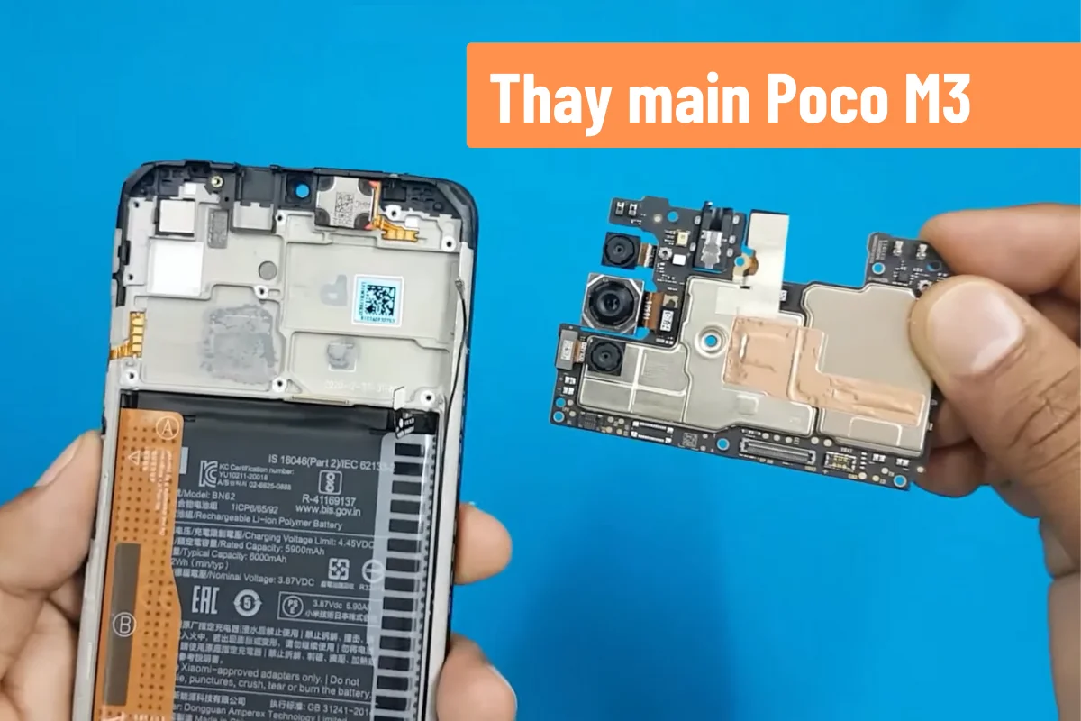 thay main xiaomi poco m3 giá rẻ