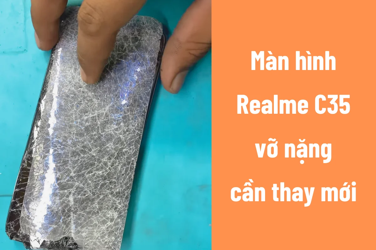 thay màn hình zin Realme C35