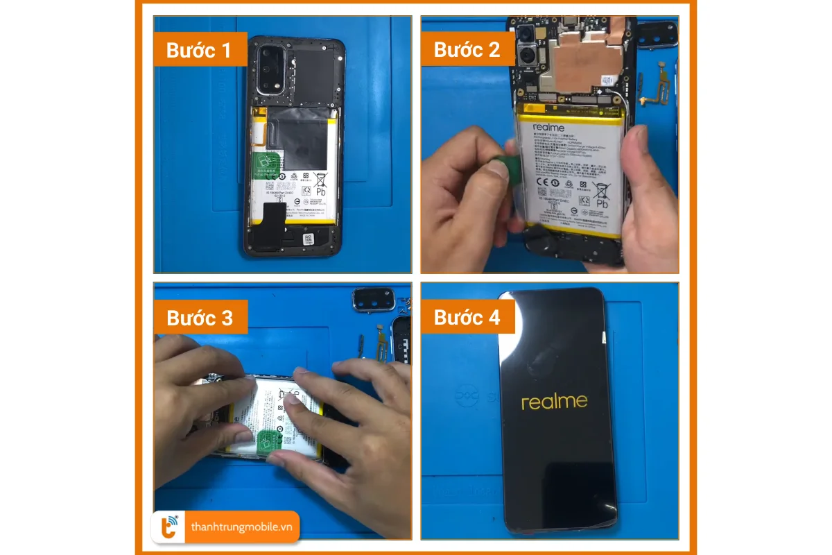 Thay pin Realme Q2 giá rẻ