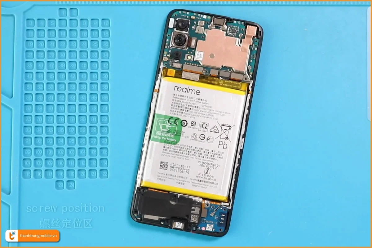 Thay pin Realme X7 zin chính hãng