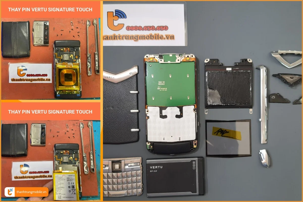 Thay pin Vertu tại Thành Trung Mobile 