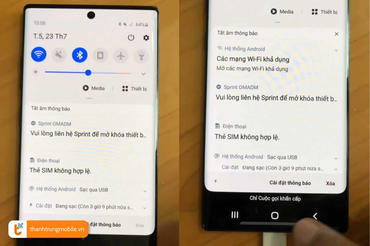 truong hop can mo khoa mang samsung galaxy note 10 plus