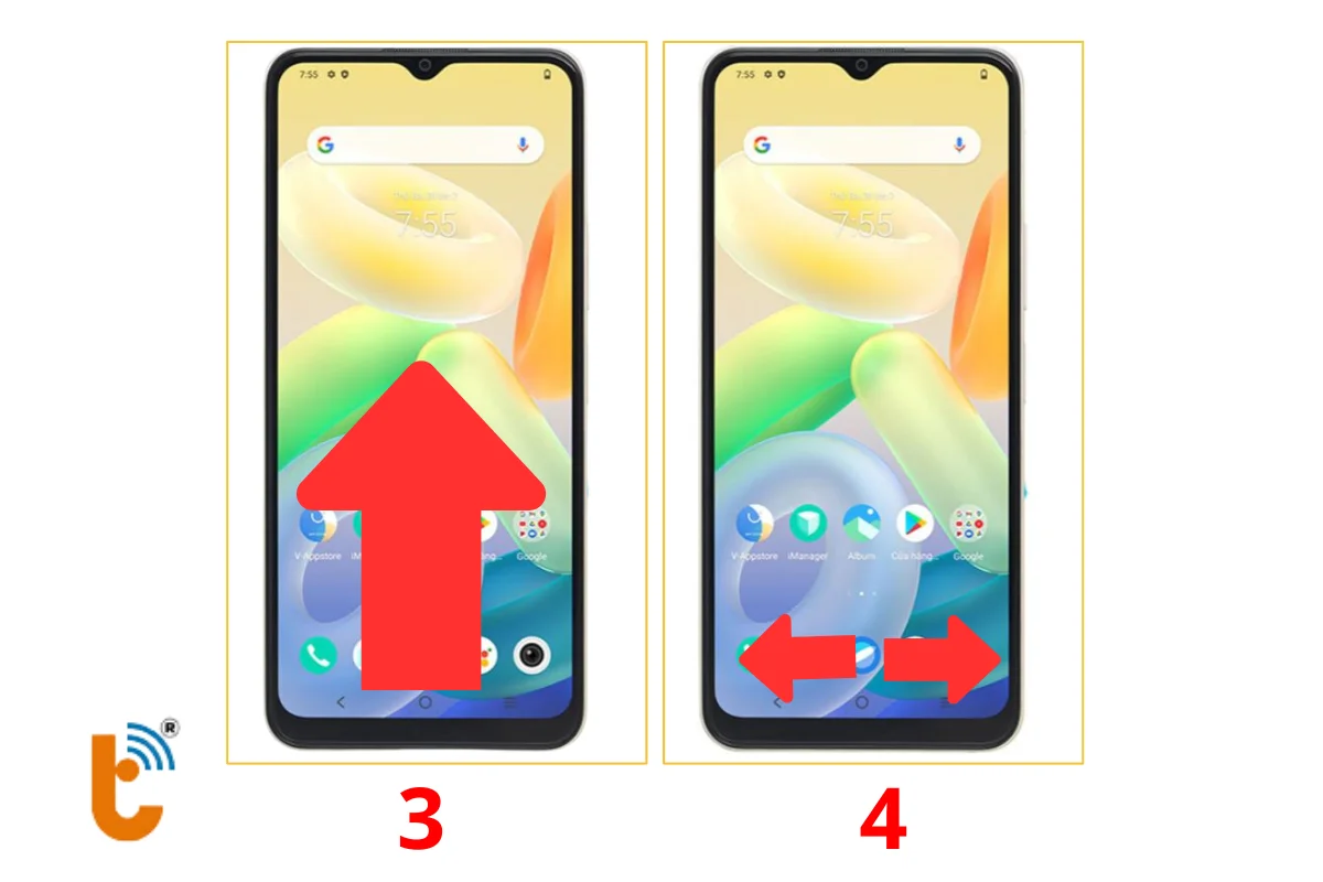 thay đổi thanh điều hướng vivo