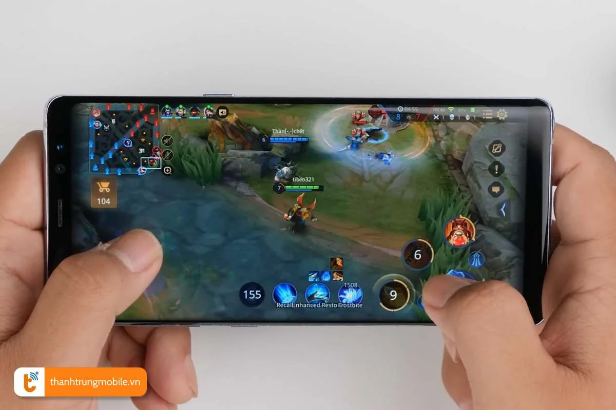 uu diem sau khi thay the o sim samsung note 8 moi