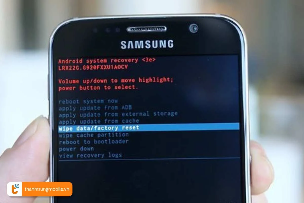 vao che do recovery khoi phuc lai phan mem samsung s6 edge