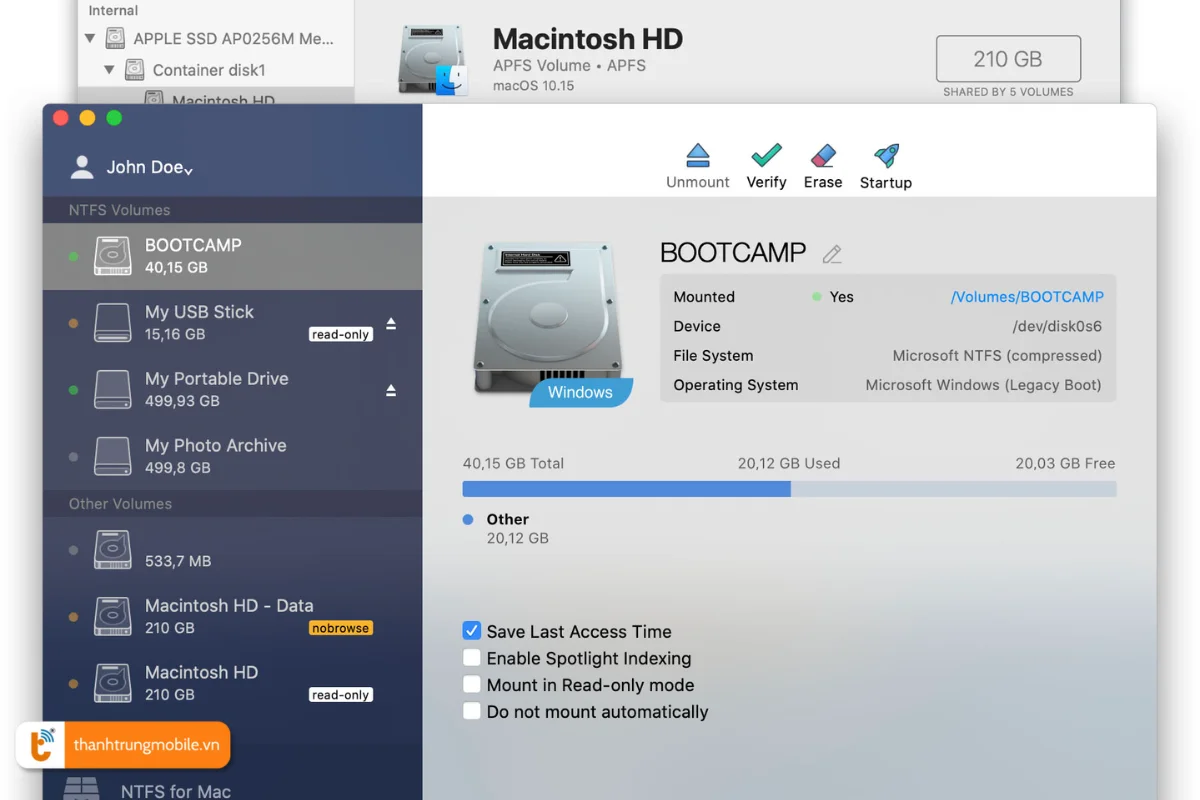 Chép lại dữ liệu của bạn qua ổ cứng Macbook Air 2017 mới