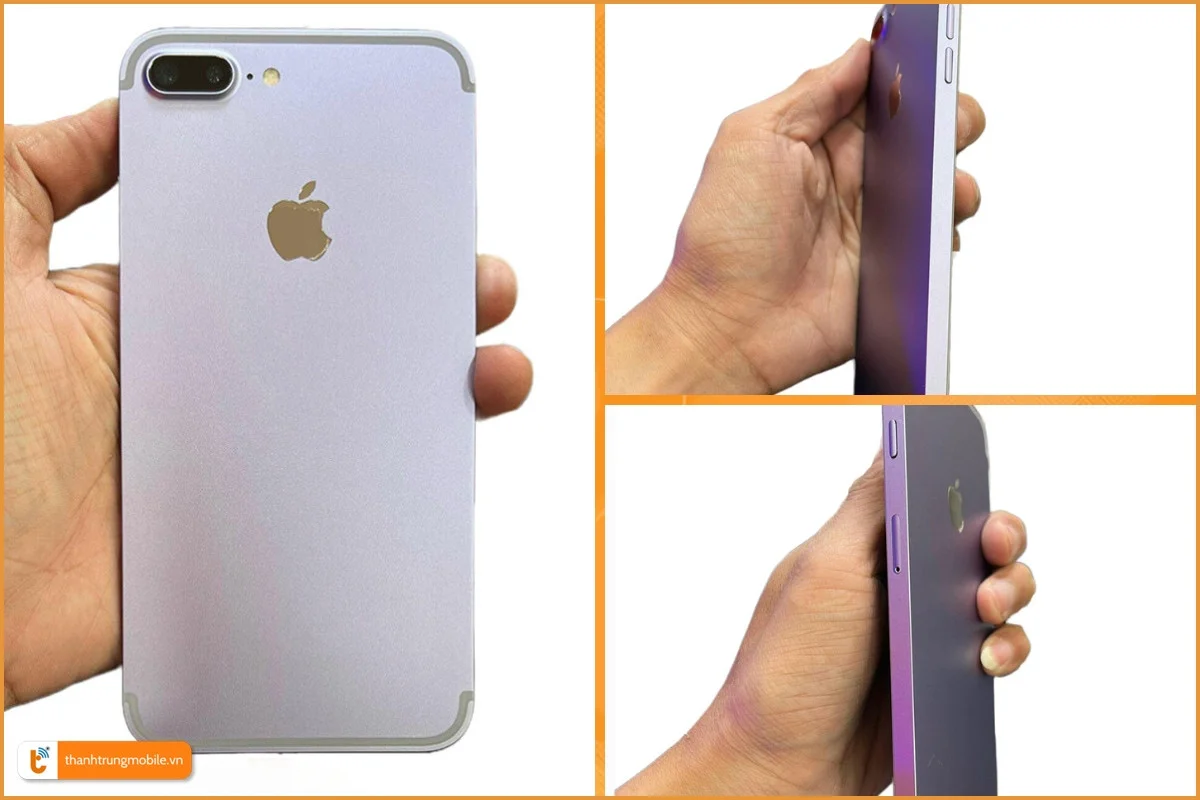 Độ vỏ iPhone 7 Plus lên vỏ vuông