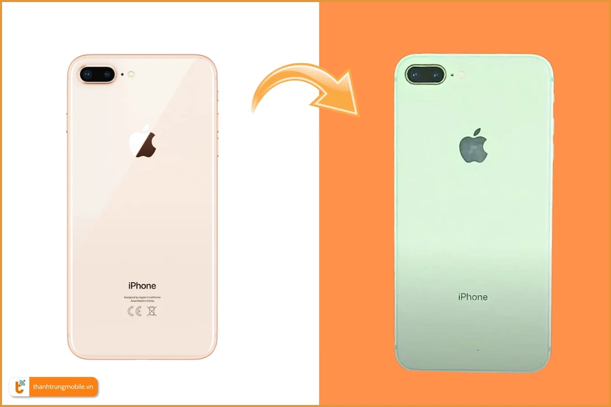 Độ vỏ iPhone 8 Plus lên 12 Pro max