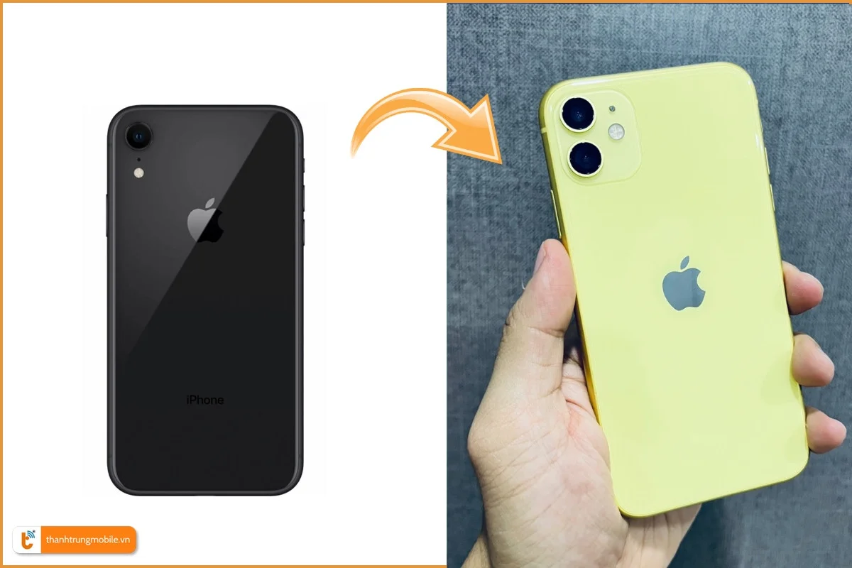 Độ vỏ iPhone Xr lên iPhone 11 chuyên nghiệp