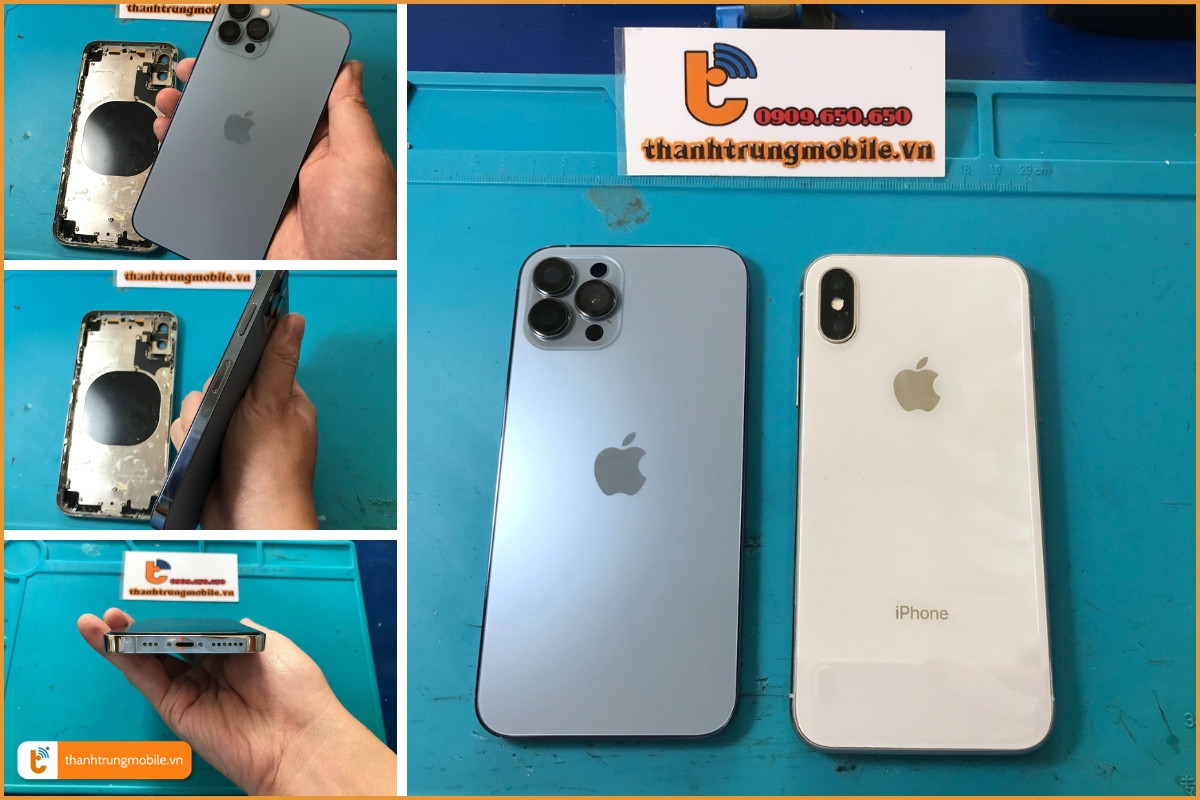 Độ vỏ iPhone Xs Max lên 12 Pro Max