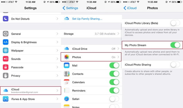 xem ảnh trên iCloud 1