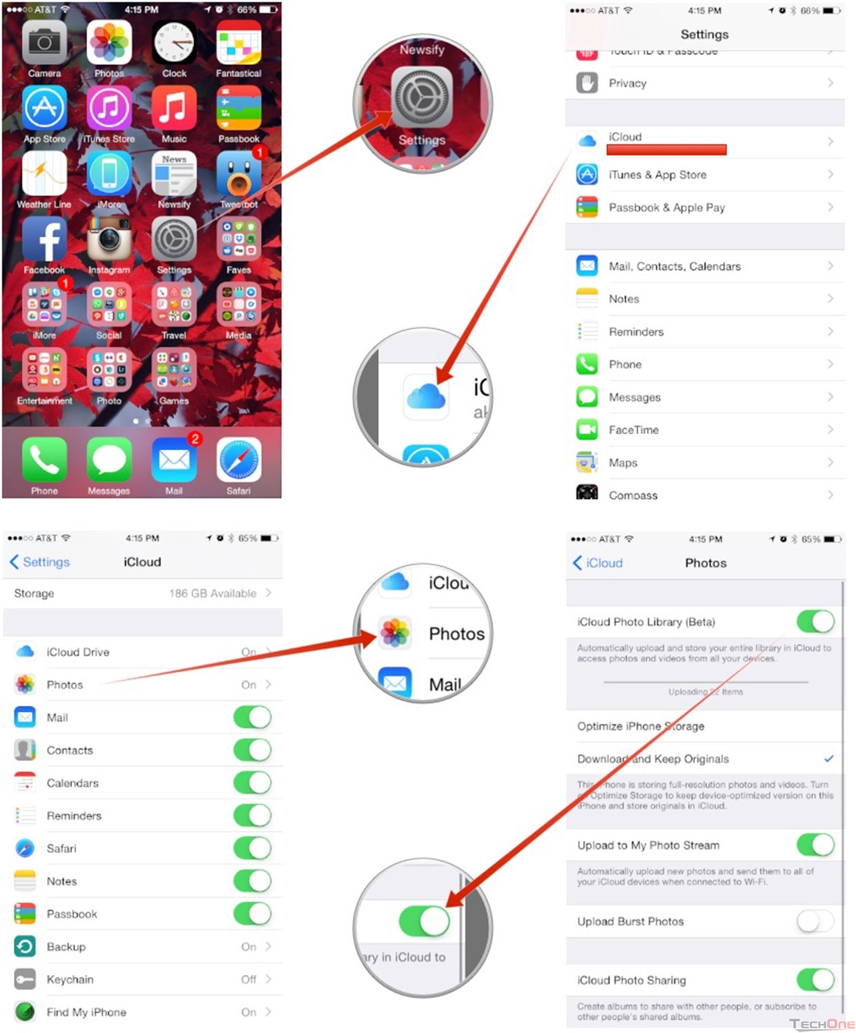 xem ảnh trên iCloud 4