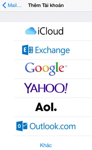 Chọn Google để tiếp tục.