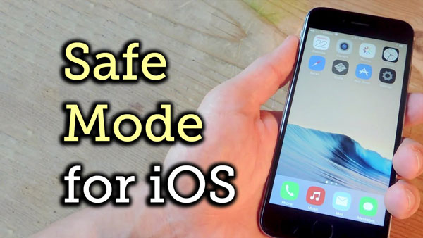 bật chế độ safe mode trên iPhone