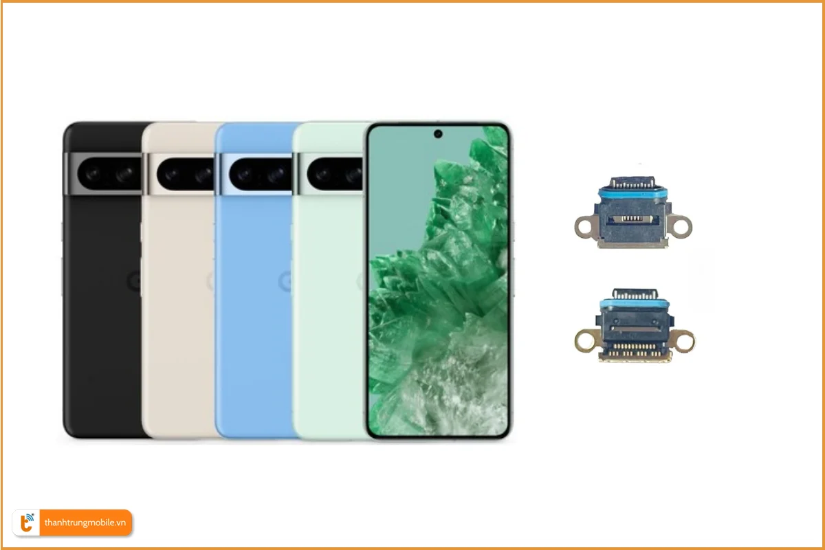 Thay chân sạc Google Pixel 8 Pro chính hãng, giá rẻ