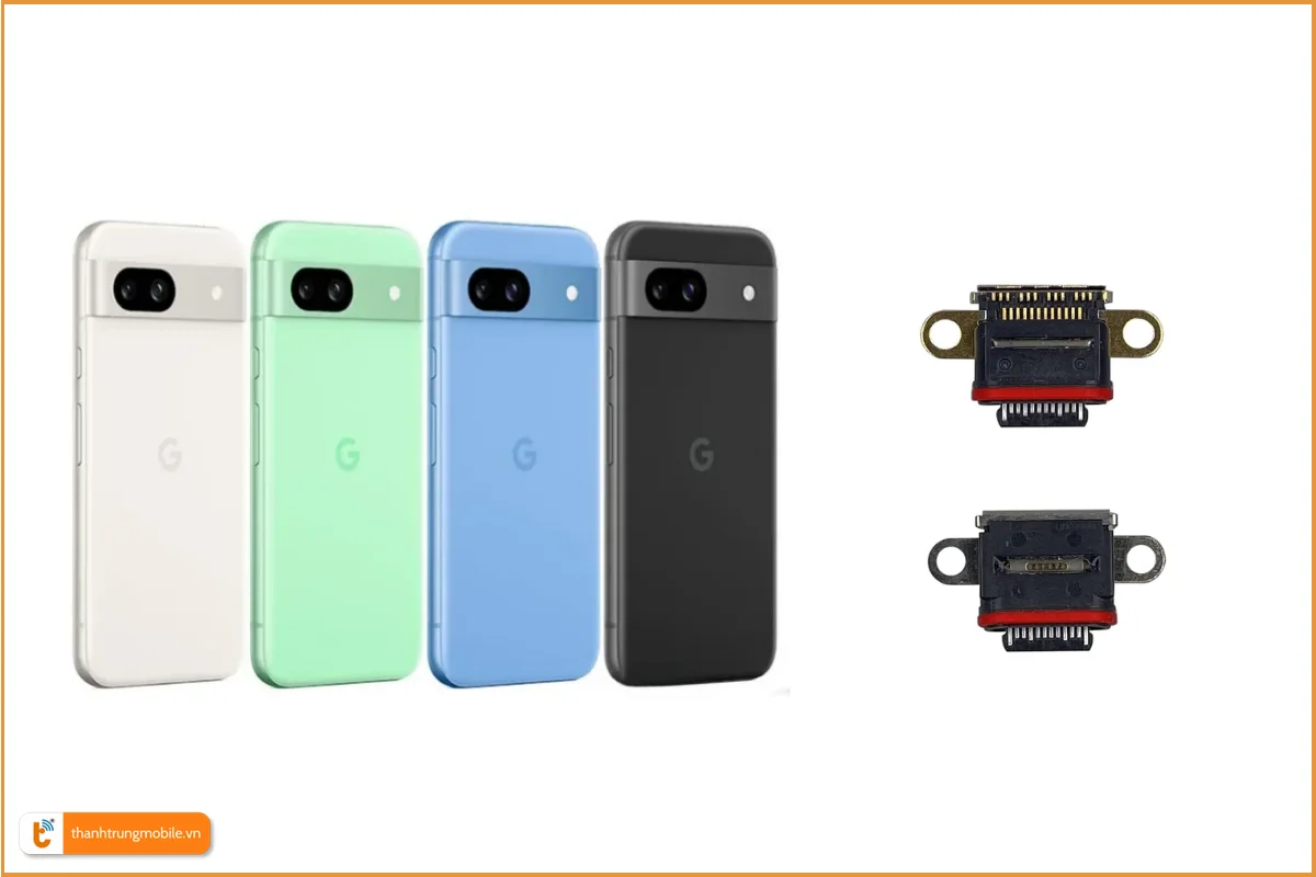 Thay chân sạc Google Pixel 8A chính hãng, lấy ngay