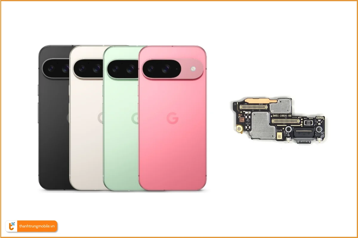 Thay chân sạc Google Pixel 9 chính hãng, giá rẻ