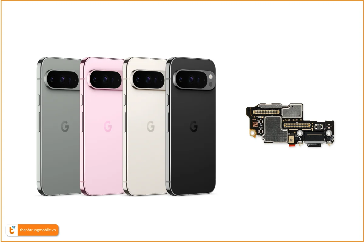 Thay chân sạc Google Pixel 9 Pro chính hãng, giá rẻ