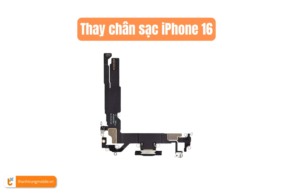 Thay chân sạc iPhone 16