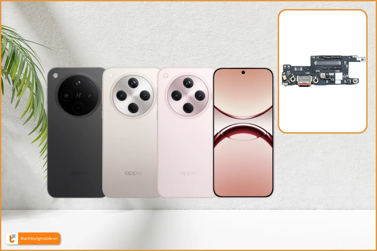 Thay chân sạc Oppo Find X8 chính hãng, lấy ngay
