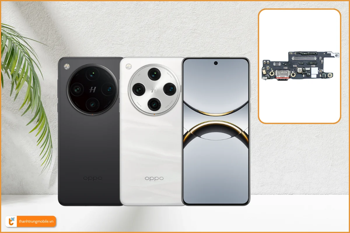 Thay chân sạc Oppo Find X8 Pro chính hãng, lấy ngay