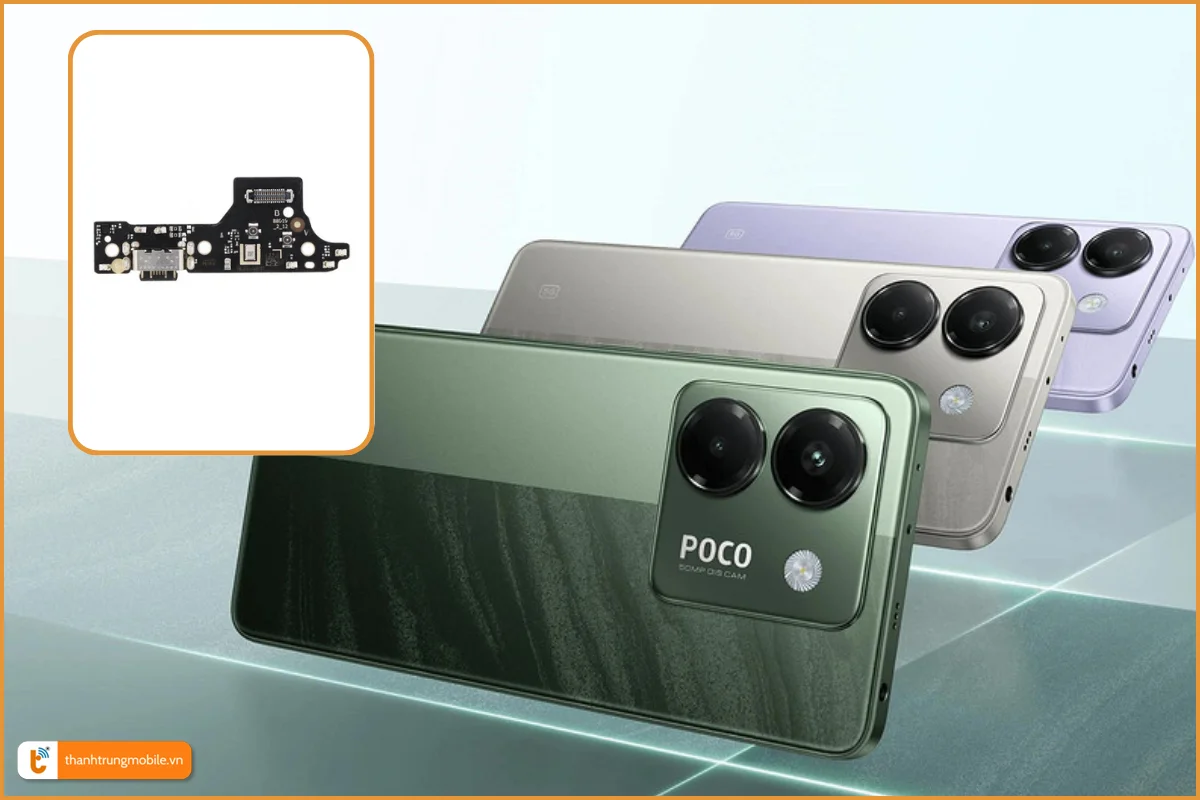 Thay chân sạc POCO M7 Pro 5G chính hãng, lấy ngay