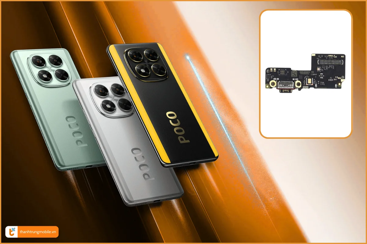 Thay chân sạc POCO X7 chính hãng, lấy ngay