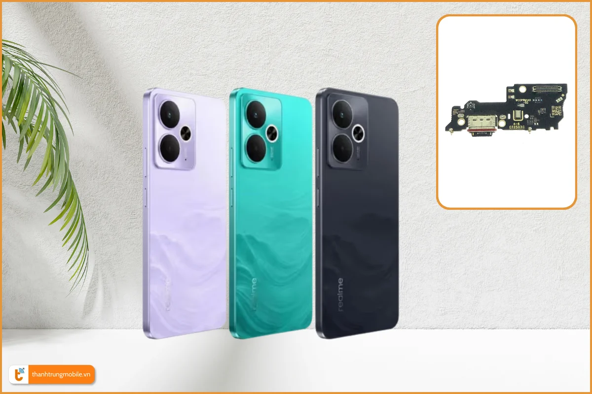 Thay chân sạc Realme 14T 5G chính hãng, giá rẻ