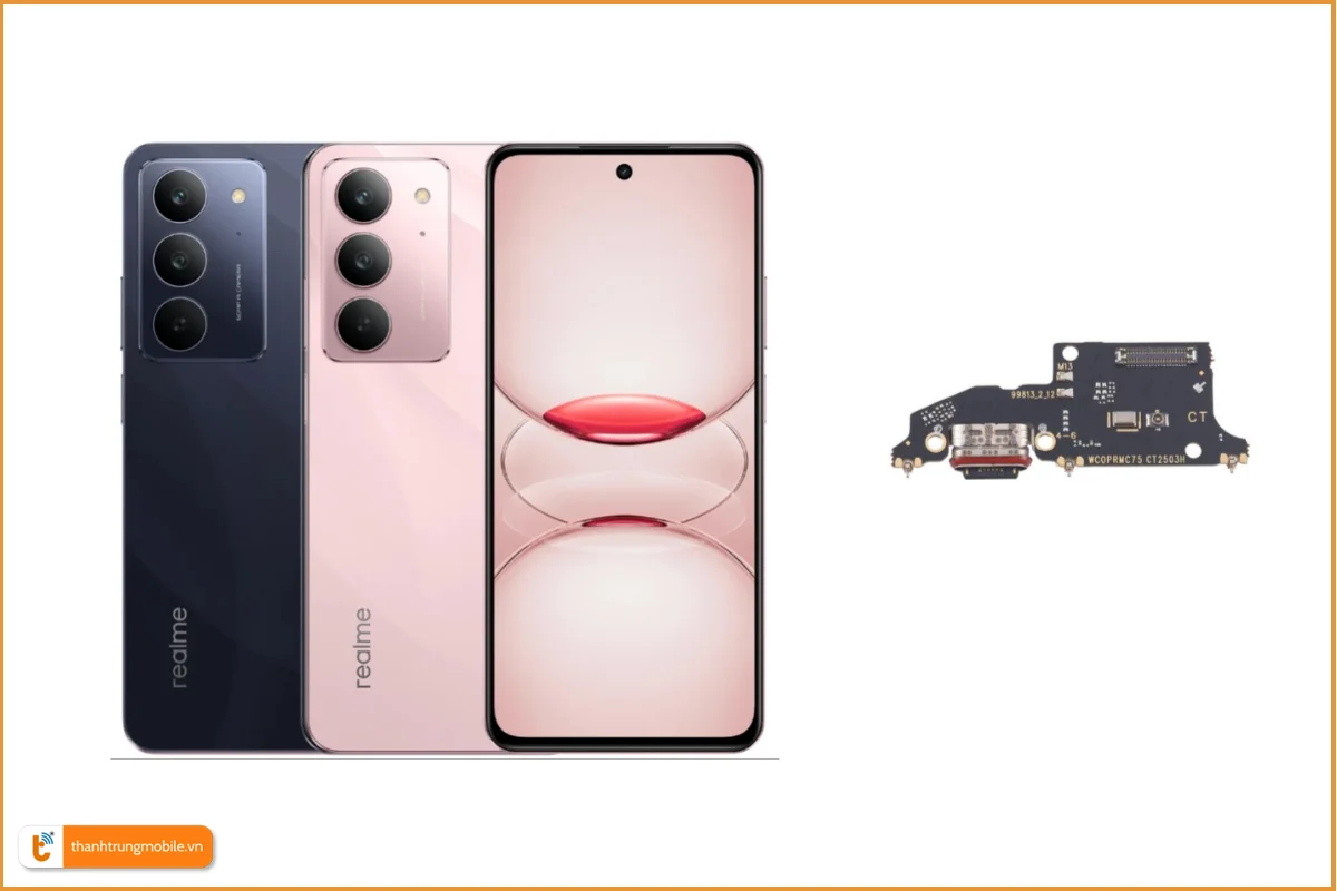 Thay chân sạc Realme C75X chính hãng, lấy ngay