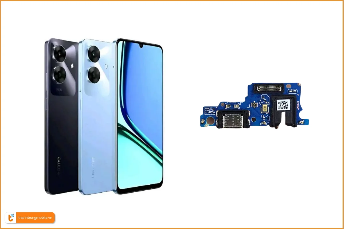 Thay chân sạc Realme Note 60 chính hãng, giá rẻ