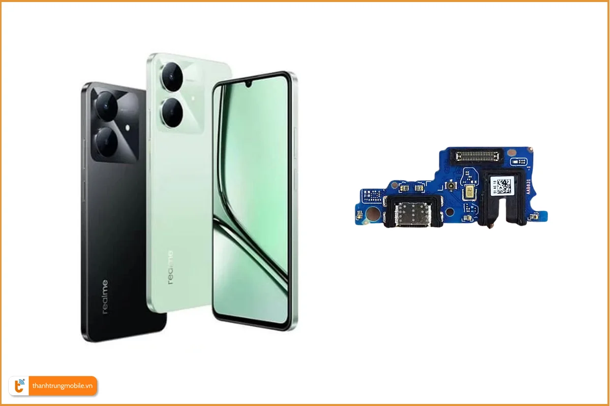 Thay chân sạc Realme Note 60X chính hãng, giá rẻ