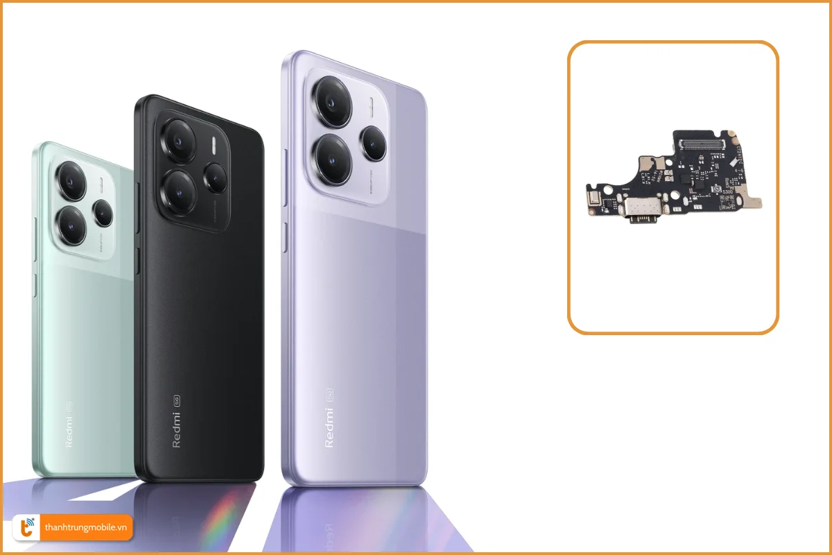 Thay chân sạc Redmi Note 14 5G chính hãng, lấy ngay