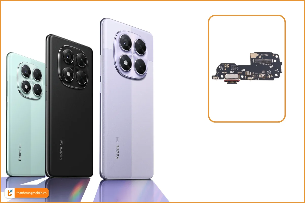 Thay chân sạc Redmi Note 14 Pro 5G chính hãng, lấy ngay