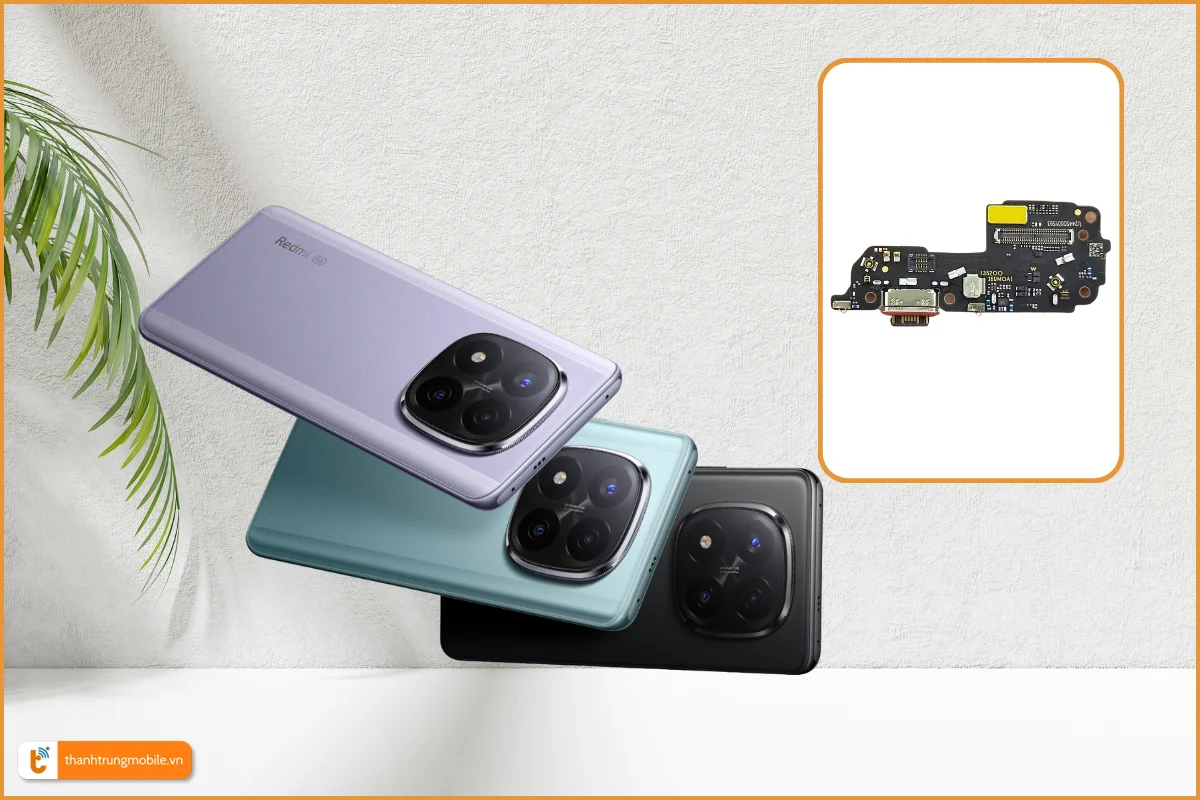 Thay chân sạc Redmi Note 14 Pro Plus 5G chính hãng, giá rẻ