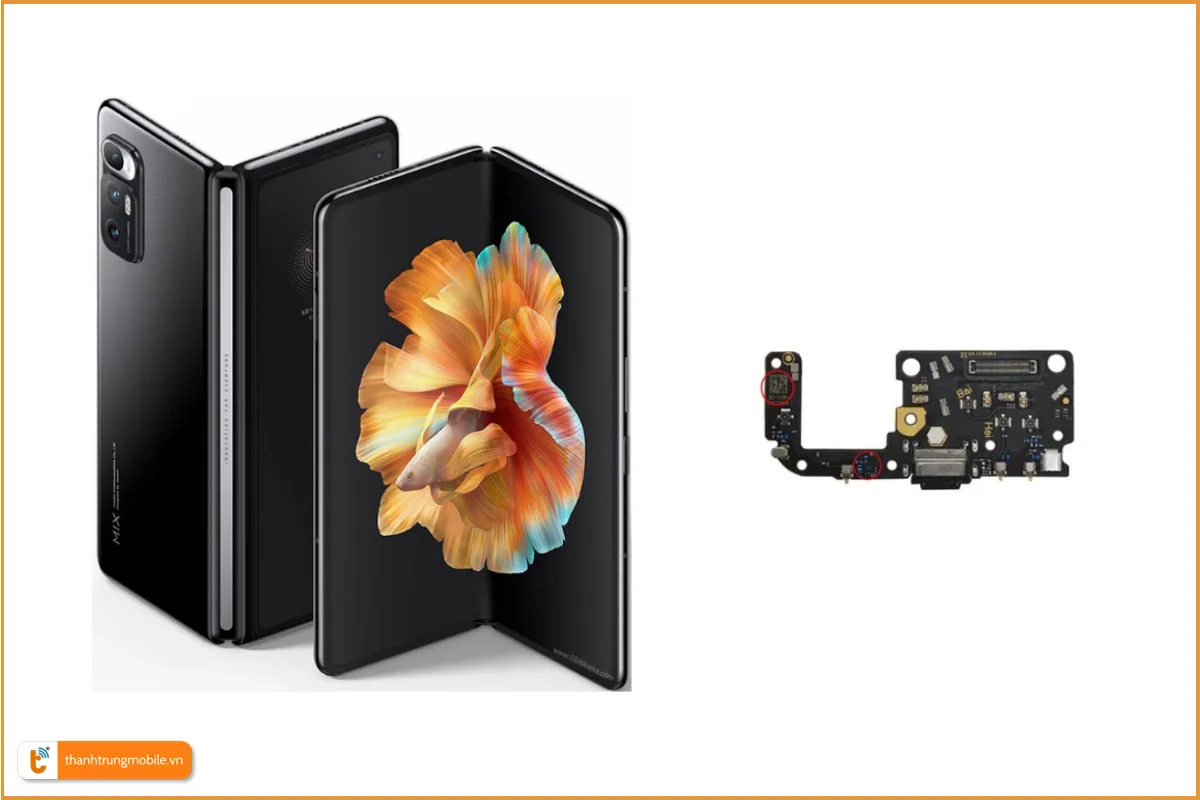 Thay chân sạc Xiaomi Mix Fold chính hãng, giá rẻ