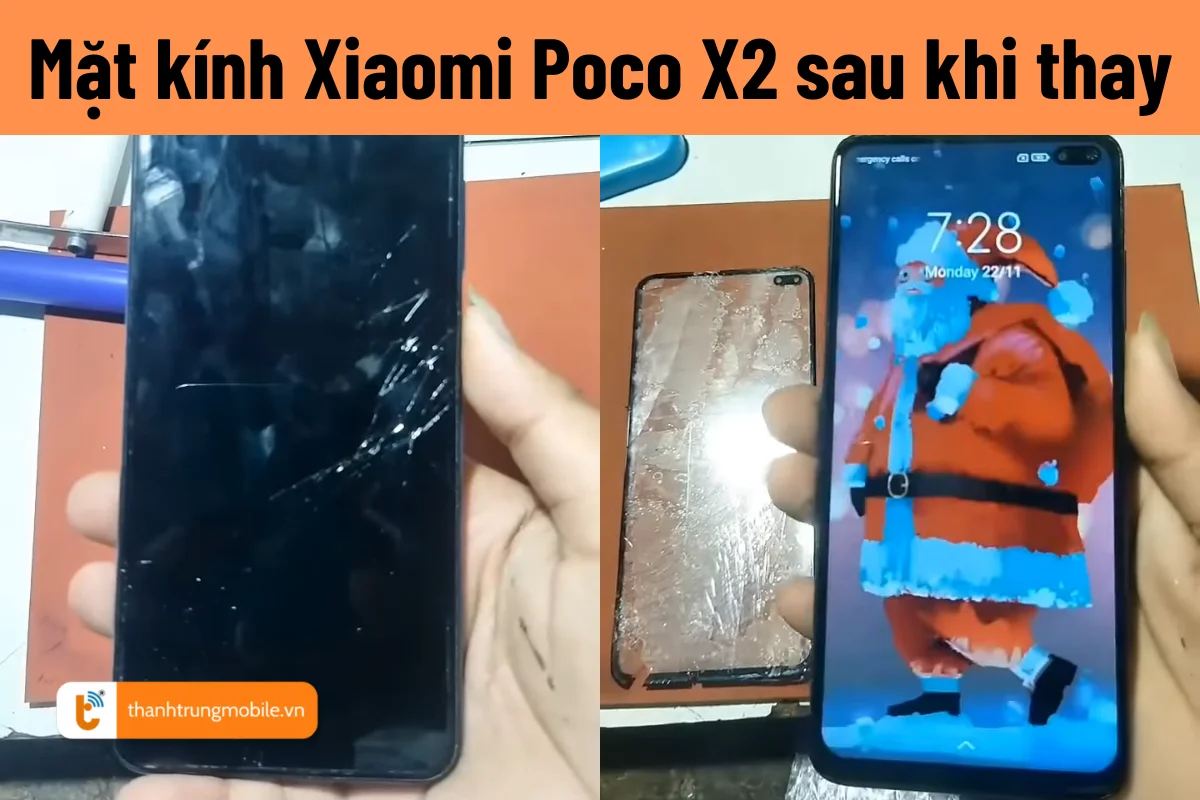 thay kính Xiaomi Poco X2