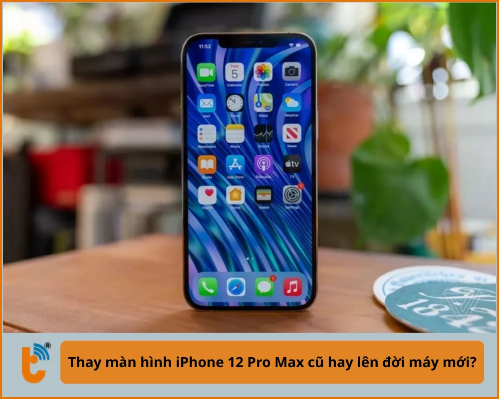 Thay màn hình iPhone 12 Pro Max cũ hay lên đời máy mới