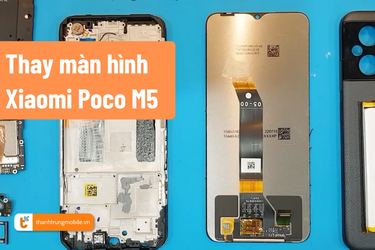Thay màn hình Poco M5