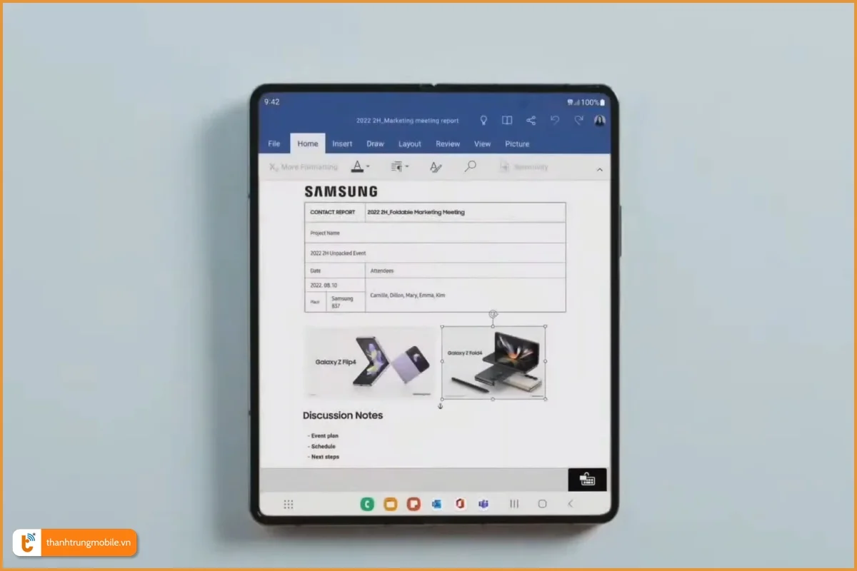 Thay màn hình Samsung Galaxy Z Fold 6 chính hãng