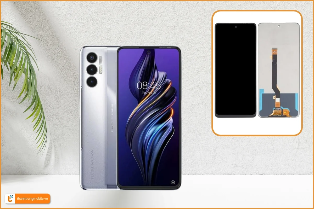 Thay màn hình Tecno Pova 3 chính hãng, giá rẻ