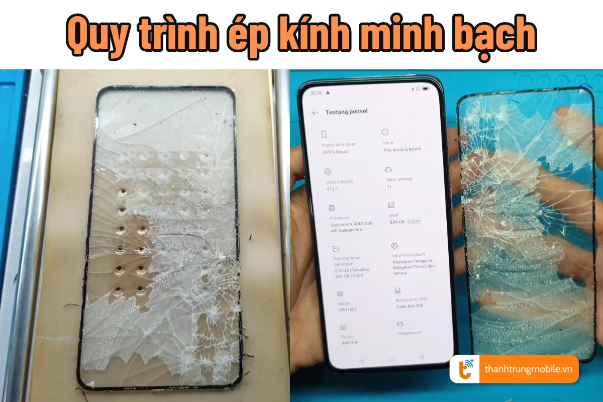 thay mặt kính Oppo Reno 2F _ Reno 2