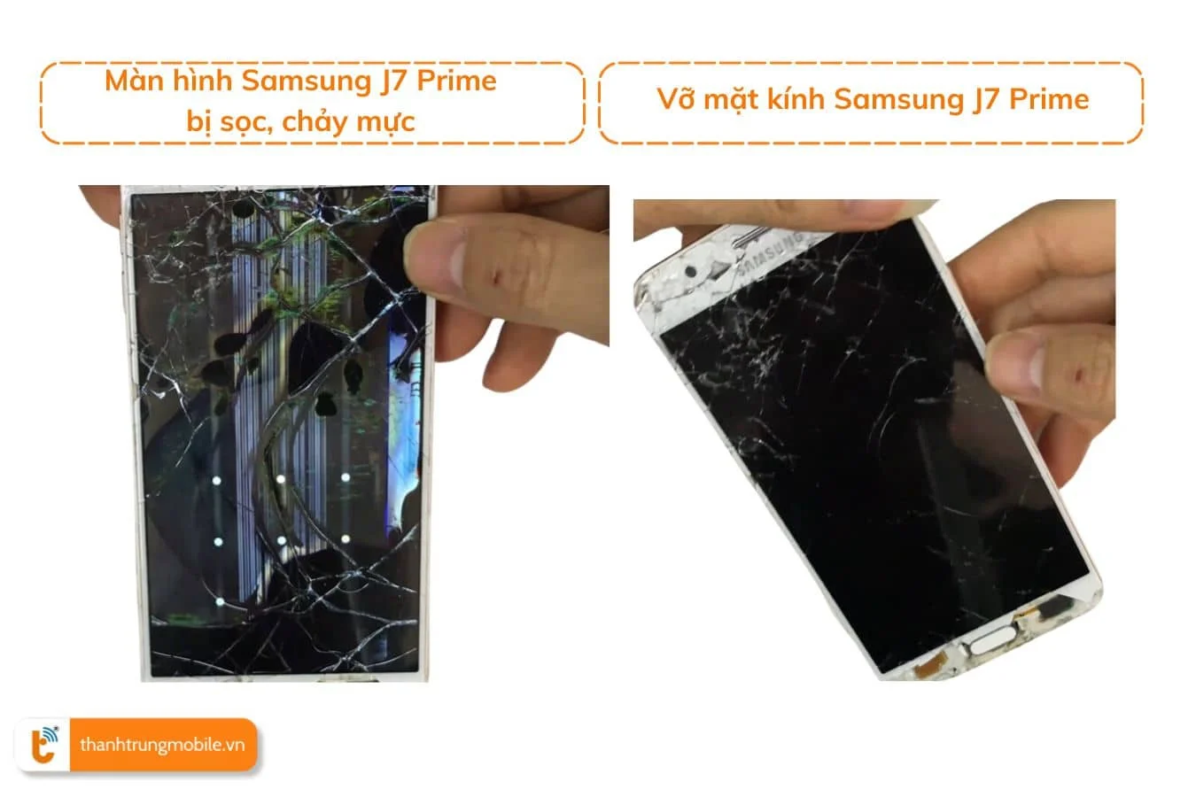 Thay mặt kính Samsung Galaxy J7 Prime