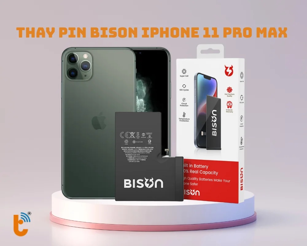 Thay pin Bison iPhone 11 Pro Max