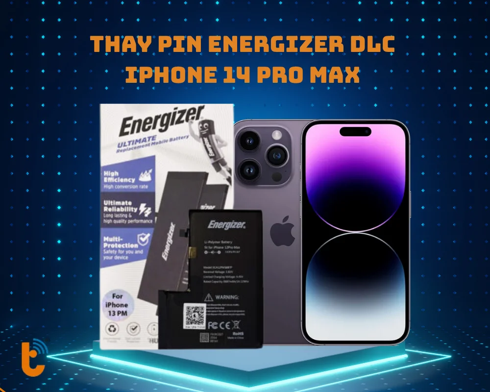 Thay pin Energizer DLC iPhone 14 Pro Max