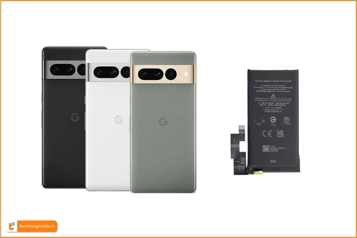 Thay pin Google Pixel 7 Pro chính hãng, giá rẻ