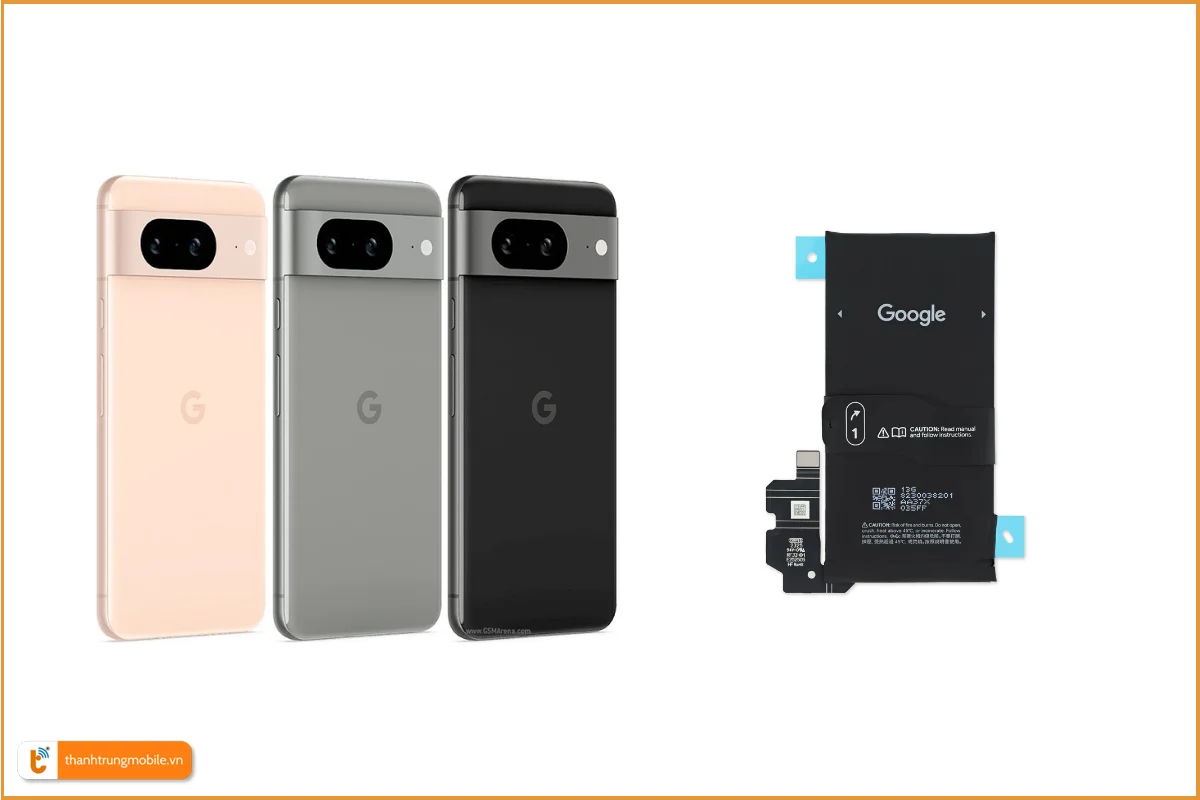 Thay pin Google Pixel 8 chính hãng, giá rẻ